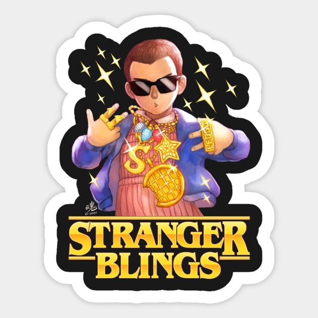 Stranger Blings Sticker by RySpirit